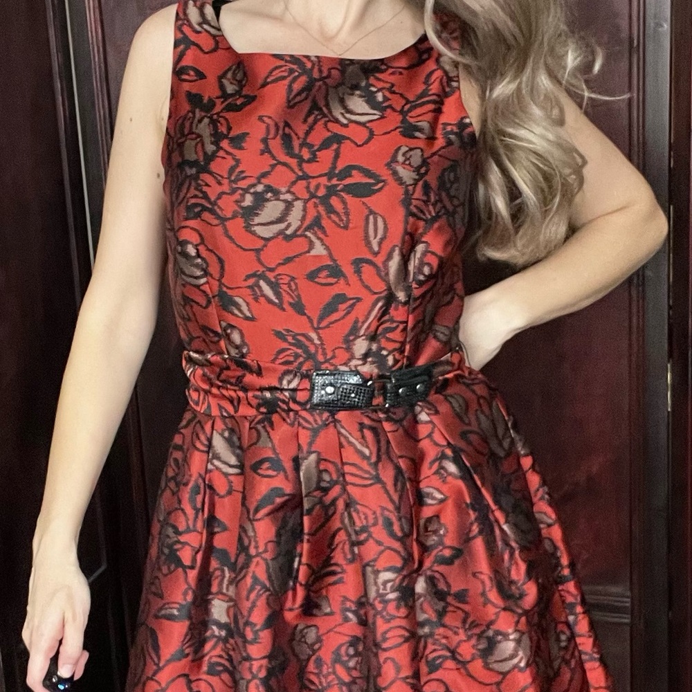 Great for Christmas Party - 🎊 Eva Franco Deep Red dress! Size 2. - Picture 2 of 11